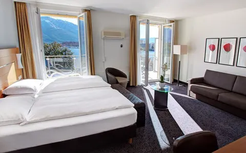 The perfect end to a wellness evening at our wellness hotel in Locarno — Hotel La Palma au Lac
