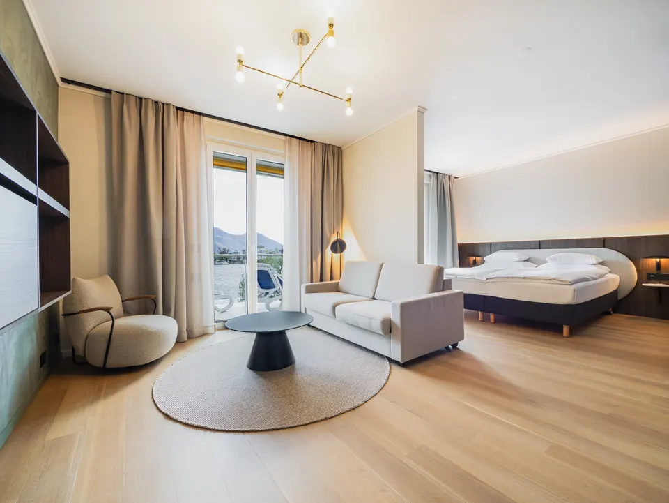 Suite con vista lago — Hotel La Palma au Lac