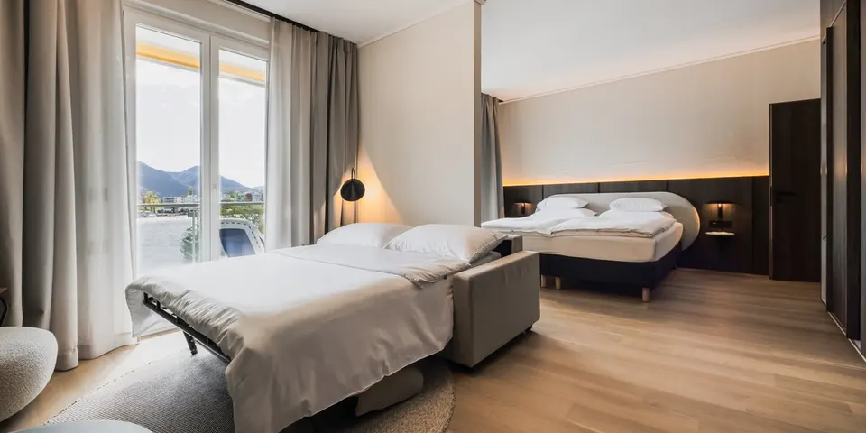 Suite avec vue sur le lac — Hotel La Palma au Lac