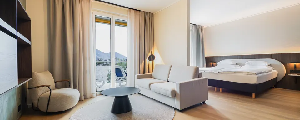 Suite con vista lago — Hotel La Palma au Lac